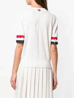 Thom Browne Rwb Cuff Fine Merino Tee