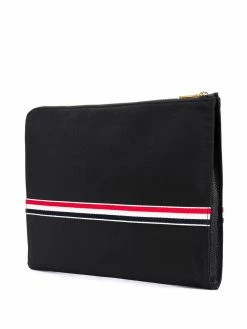 Thom Browne Rwb Webbing Large Gusset Folio