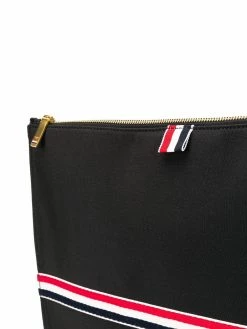 Thom Browne Rwb Webbing Large Gusset Folio