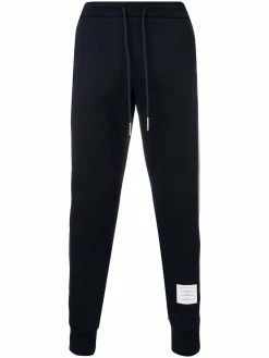 Thom Browne RWB stripe loopback track pants