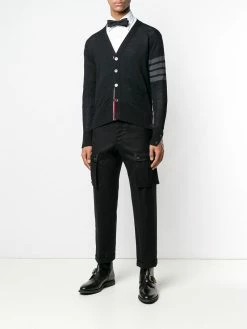 Thom Browne fine merino wool V-neck cardigan