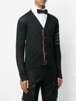 Thom Browne fine merino wool V-neck cardigan