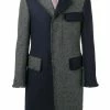 Thom Browne frayed edges overcoat