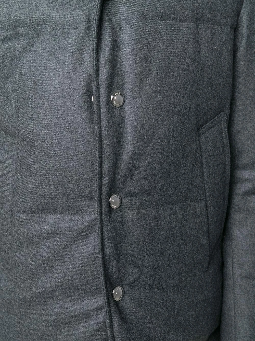 Thom Browne Wool Flannel Bal Collar Overcoat down coats of men 5 Thom Browne Wool Flannel Bal Collar Overcoat