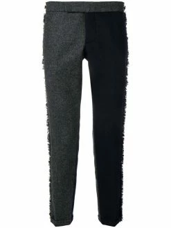 Thom Browne Frayed Edges Skinny Trouser