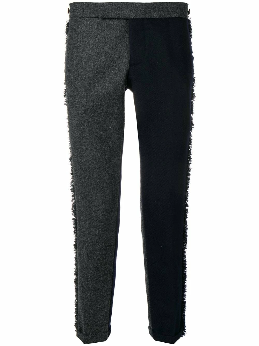 Thom Browne Frayed Edges Skinny Trouser skinny pants of men 1 Thom Browne Frayed Edges Skinny Trouser