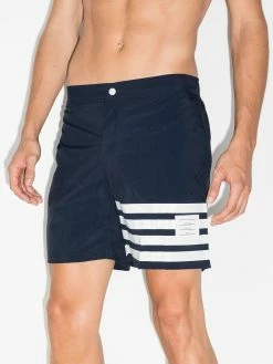 Thom Browne 4-bar Solid Tech Swim Short