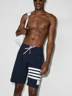 Thom Browne 4 bar Swim Tech Board Short swim & board shorts of men 7 Thom Browne 4-bar Swim Tech Board Short