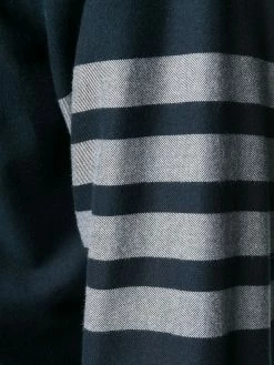 Thom Browne 4-bar Solid Rwb Stripe Shirt