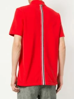 Thom Browne center-back stripe polo shirt