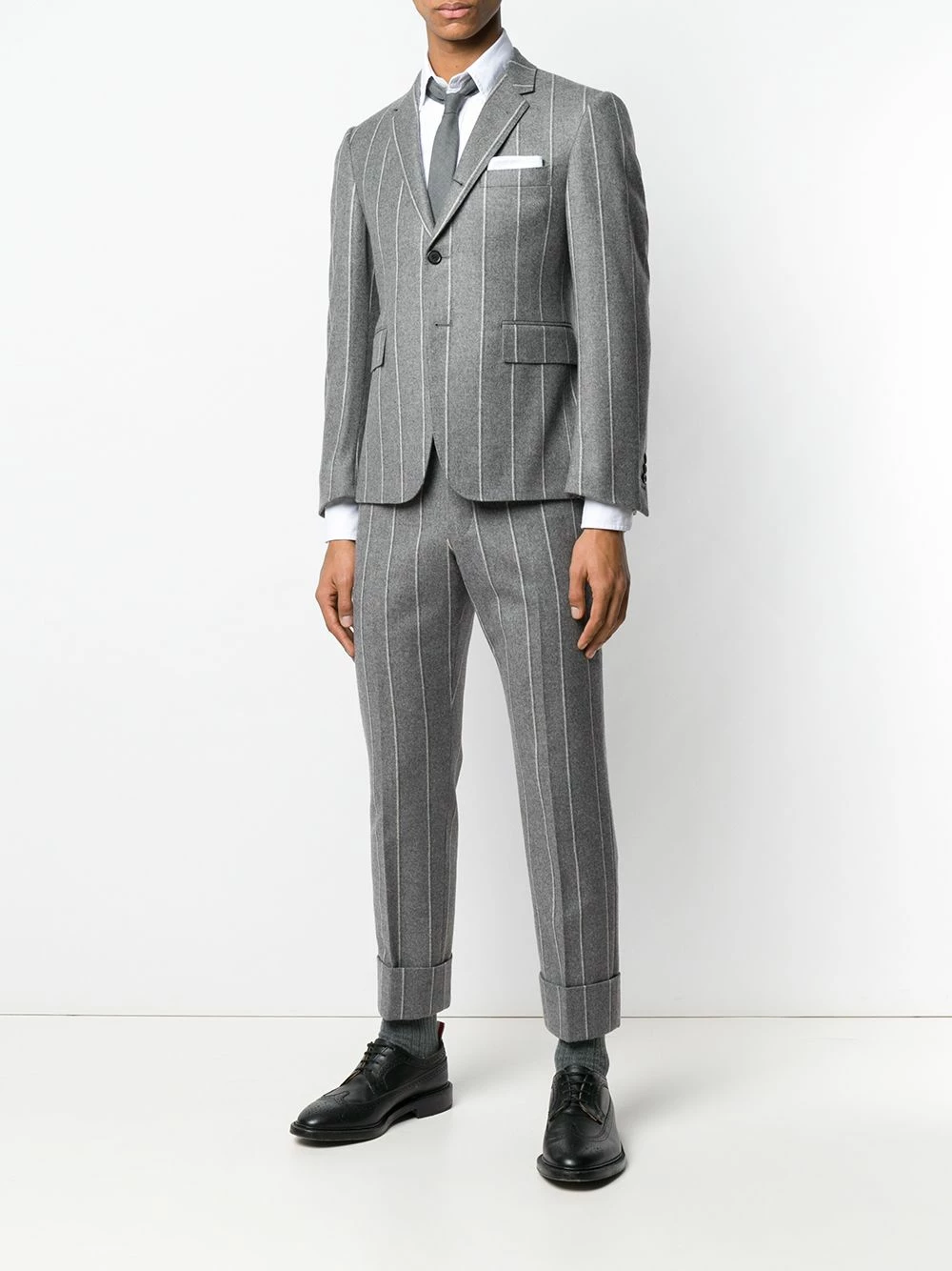 Thom Browne Shadow stripe sport coat blazers of men 2 Thom Browne shadow stripe sport coat