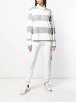 Thom Browne 4-Bar Oversized Rugby Polo