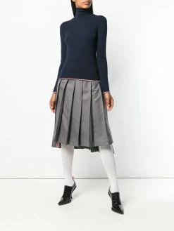 Thom Browne RWB-trim roll-neck jumper