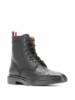 Thom Browne brogue-detail ankle boots