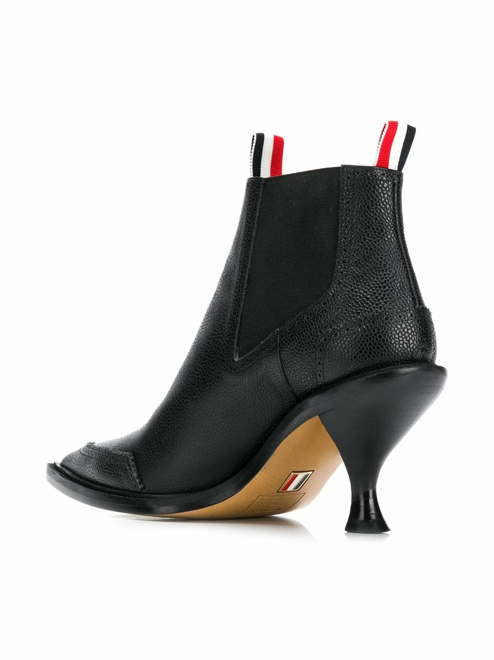 Thom Browne Long point brogue boots of women 3 Thom Browne long point brogue boots