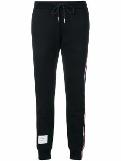 Thom Browne loopback stripe track pants