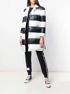 Thom Browne loopback stripe track pants
