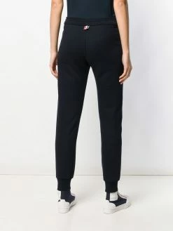 Thom Browne loopback stripe track pants