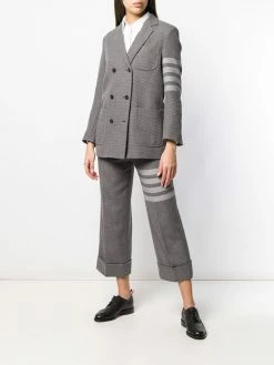 Thom Browne RWB tab long-sleeve Oxford shirt