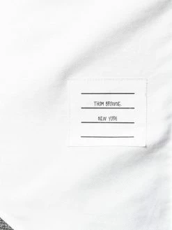 Thom Browne RWB tab long-sleeve Oxford shirt