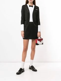 Thom Browne trompe l'oeil tuxedo mini dress