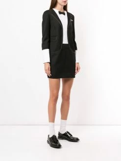 Thom Browne trompe l'oeil tuxedo mini dress