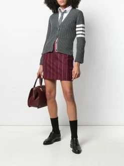 Thom Browne 4-Bar baby cable cashmere cardigan
