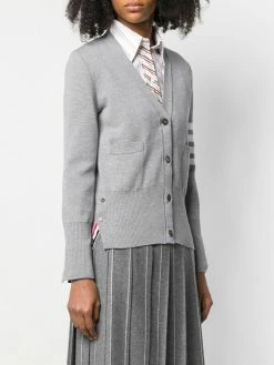 Thom Browne 4-Bar Milano stitch cardigan
