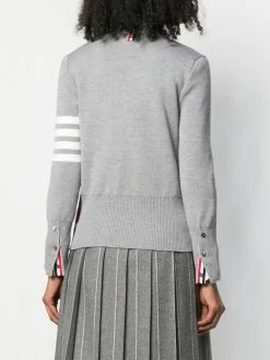 Thom Browne 4-Bar Milano stitch cardigan