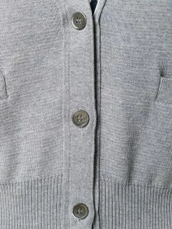 Thom Browne 4-Bar Milano stitch cardigan