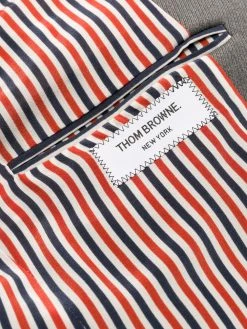 Thom Browne Fur Collar Elongated Chesterfield