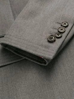 Thom Browne Fur Collar Elongated Chesterfield