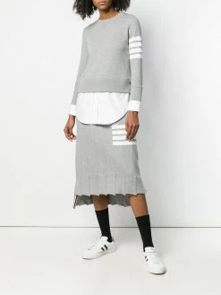 Thom Browne 4-Bar trompe l'oeil skirt