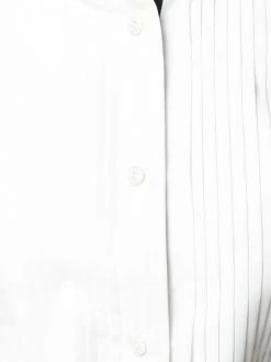 Thom Browne solid poplin tuxedo shirt