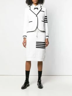 Thom Browne 4-Bar loopback jersey suit