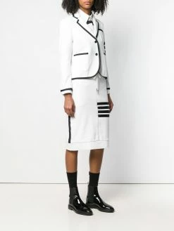 Thom Browne 4-Bar loopback jersey suit