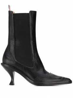 Thom Browne brogue wingtip Chelsea boots
