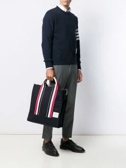Thom Browne Interlock Backing tote bag