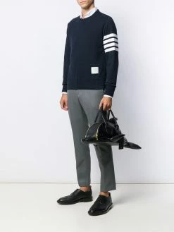 Thom Browne Dolphin pebbled bag