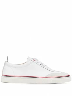 Thom Browne low-top calfskin sneakers