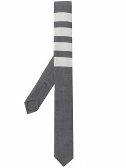 Thom Browne 4-bar plain weave tie