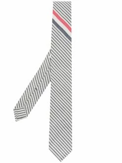 Thom Browne RWB stripe wool tie