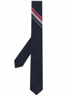 Thom Browne Rwb Seersucker Classic Tie