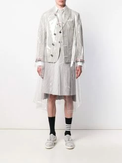 Thom Browne seersucker pleated skirt