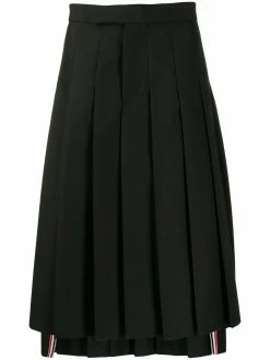 Thom Browne mohair wool pleated skirt