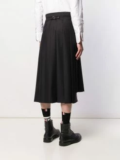Thom Browne mohair wool pleated skirt