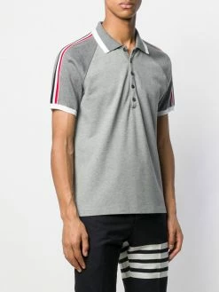 Thom Browne raglan-sleeve piqué polo shirt