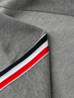 Thom Browne raglan-sleeve piqué polo shirt