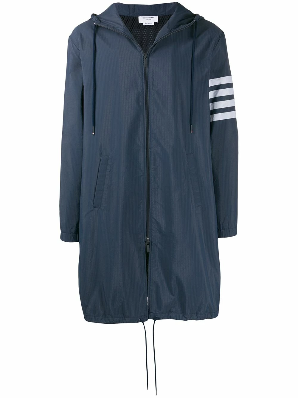 Thom Browne 4 Bar long hooded parka raincoats of men 1 Thom Browne 4-Bar long hooded parka
