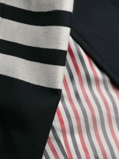 Thom Browne 4-Bar plain weave suiting overcoat